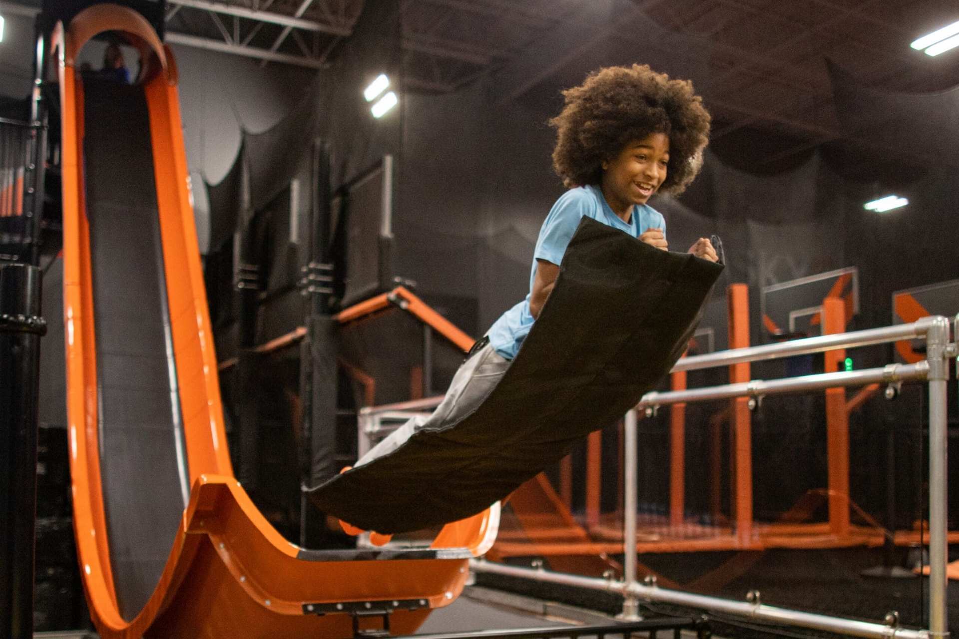 Sky Zone super slide Las Vegas kids party